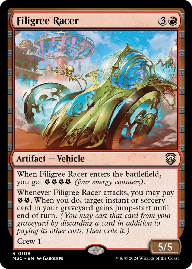 Filigree Racer [Modern Horizons 3 Commander] MTG Single Magic: The Gathering | Red Claw Gaming