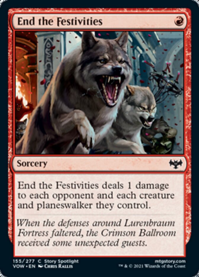 End the Festivities [Innistrad: Crimson Vow] MTG Single Magic: The Gathering | Red Claw Gaming