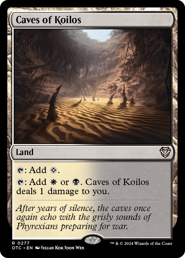 Caves of Koilos [Outlaws of Thunder Junction Commander] MTG Single Magic: The Gathering | Red Claw Gaming