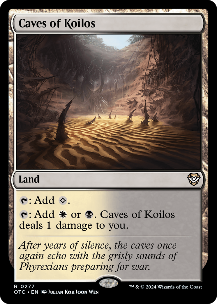 Caves of Koilos [Outlaws of Thunder Junction Commander] MTG Single Magic: The Gathering    | Red Claw Gaming