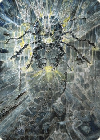 Darksteel Mutation Art Card [Commander Masters Art Series] MTG Single Magic: The Gathering | Red Claw Gaming