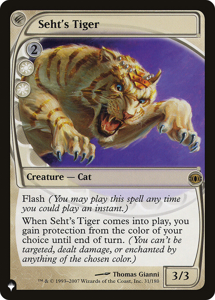 Seht's Tiger [The List] MTG Single Magic: The Gathering | Red Claw Gaming