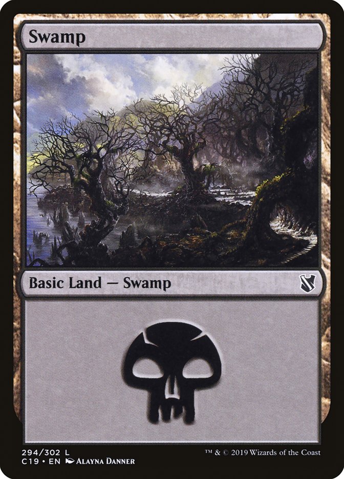 Swamp (294) [Commander 2019] MTG Single Magic: The Gathering | Red Claw Gaming
