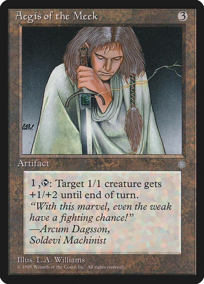 Aegis of the Meek [Ice Age] MTG Single Magic: The Gathering | Red Claw Gaming