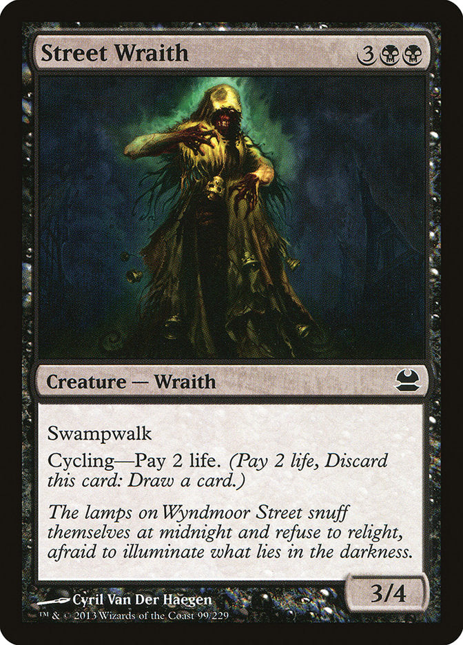 Street Wraith [Modern Masters] MTG Single Magic: The Gathering | Red Claw Gaming