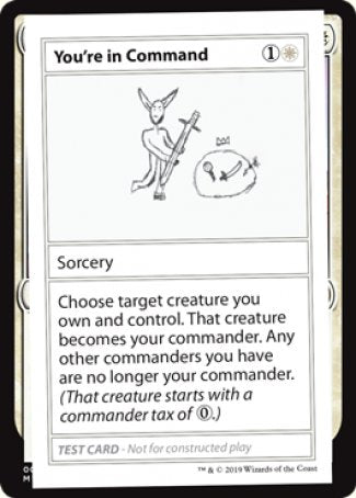 You're in Command (2021 Edition) [Mystery Booster Playtest Cards] MTG Single Magic: The Gathering | Red Claw Gaming