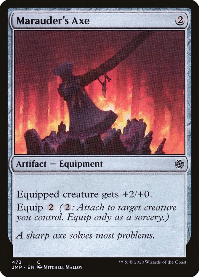 Marauder's Axe [Jumpstart] MTG Single Magic: The Gathering | Red Claw Gaming