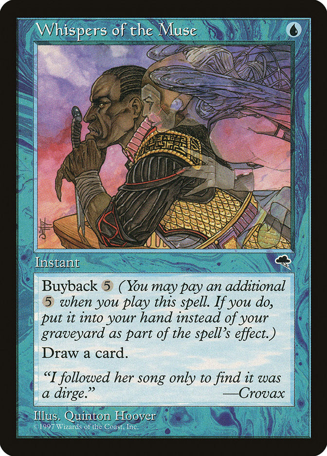 Whispers of the Muse [Tempest] MTG Single Magic: The Gathering | Red Claw Gaming