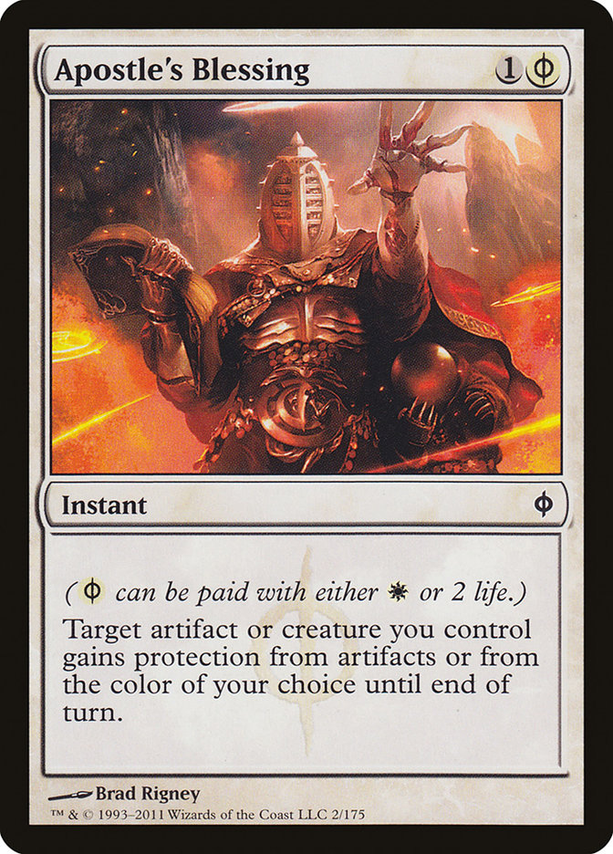 Apostle's Blessing [New Phyrexia] MTG Single Magic: The Gathering | Red Claw Gaming