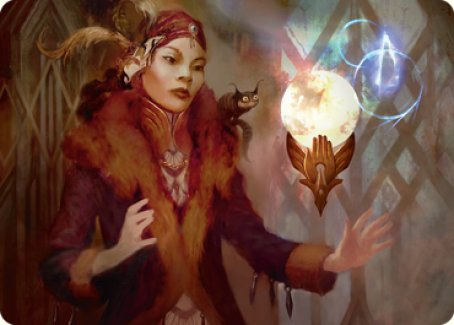 Misfortune Teller Art Card [Streets of New Capenna Art Series] MTG Single Magic: The Gathering | Red Claw Gaming