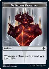 Ob Nixilis Reignited // Ob Nixilis Reignited Double-Sided Token [Starter Commander Decks] MTG Single Magic: The Gathering | Red Claw Gaming