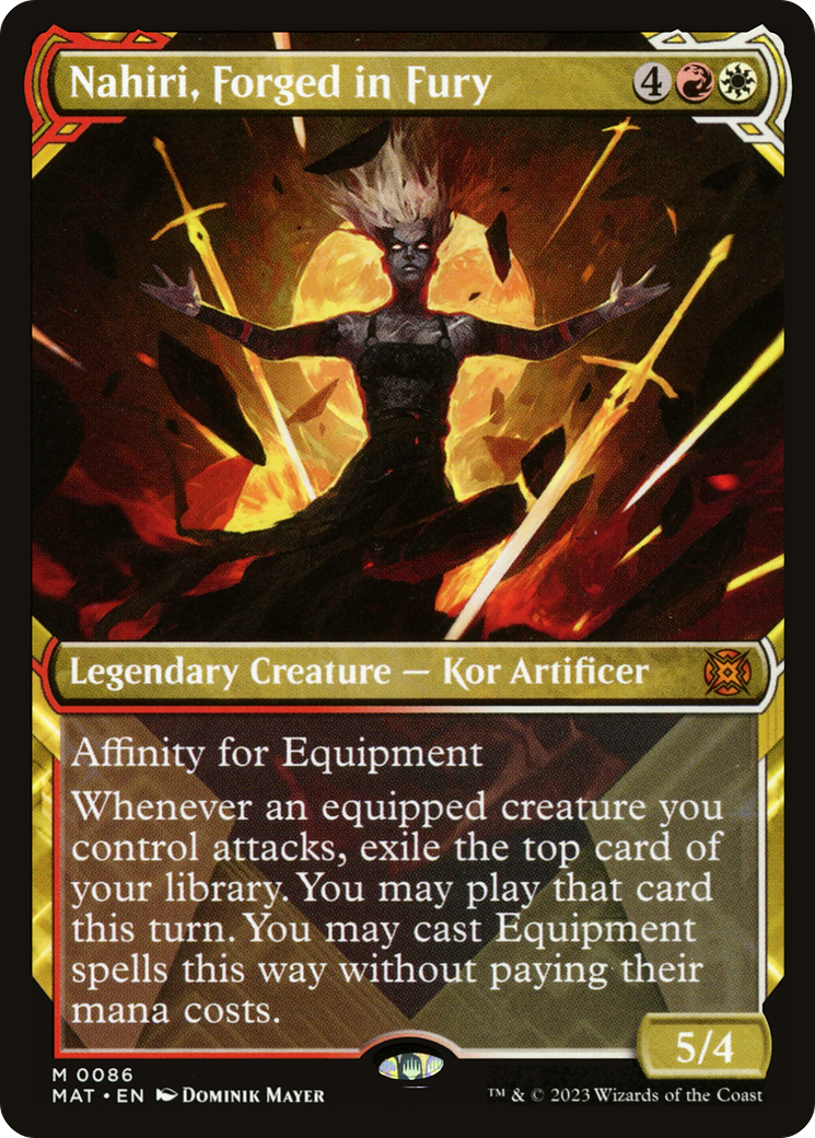 Nahiri, Forged in Fury (Showcase) [March of the Machine: The Aftermath] MTG Single Magic: The Gathering | Red Claw Gaming