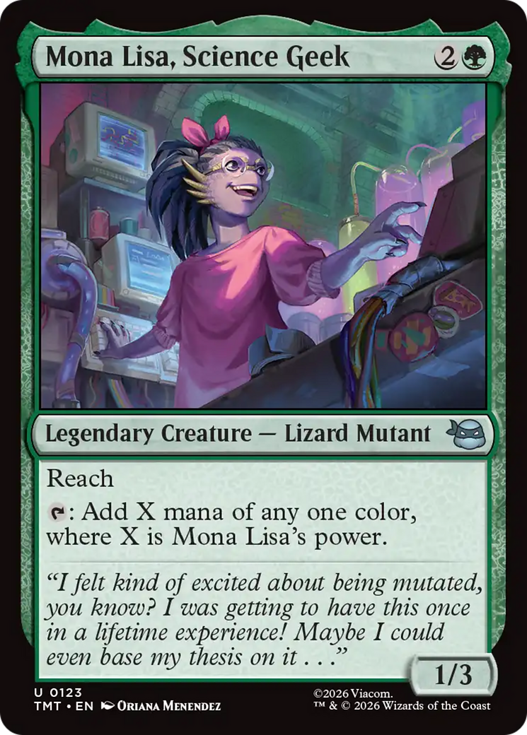 Mona Lisa, Science Geek [Teenage Mutant Ninja Turtles] MTG Single Magic: The Gathering | Red Claw Gaming
