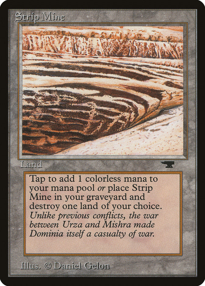 Strip Mine (No Sky, No Tower) [Antiquities] MTG Single Magic: The Gathering | Red Claw Gaming