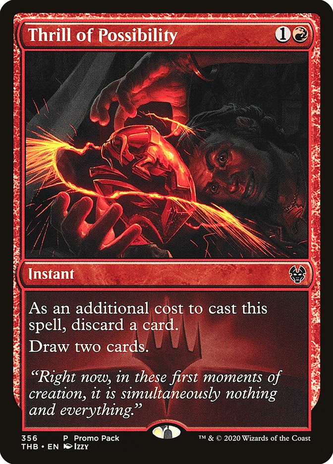 Thrill of Possibility (Promo Pack) [Theros Beyond Death Promos] MTG Single Magic: The Gathering | Red Claw Gaming