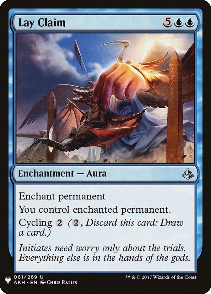 Lay Claim [Mystery Booster] MTG Single Magic: The Gathering | Red Claw Gaming