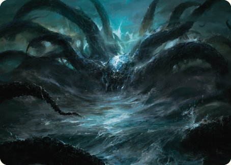 The Watcher in the Water Art Card [The Lord of the Rings: Tales of Middle-earth Art Series] MTG Single Magic: The Gathering | Red Claw Gaming