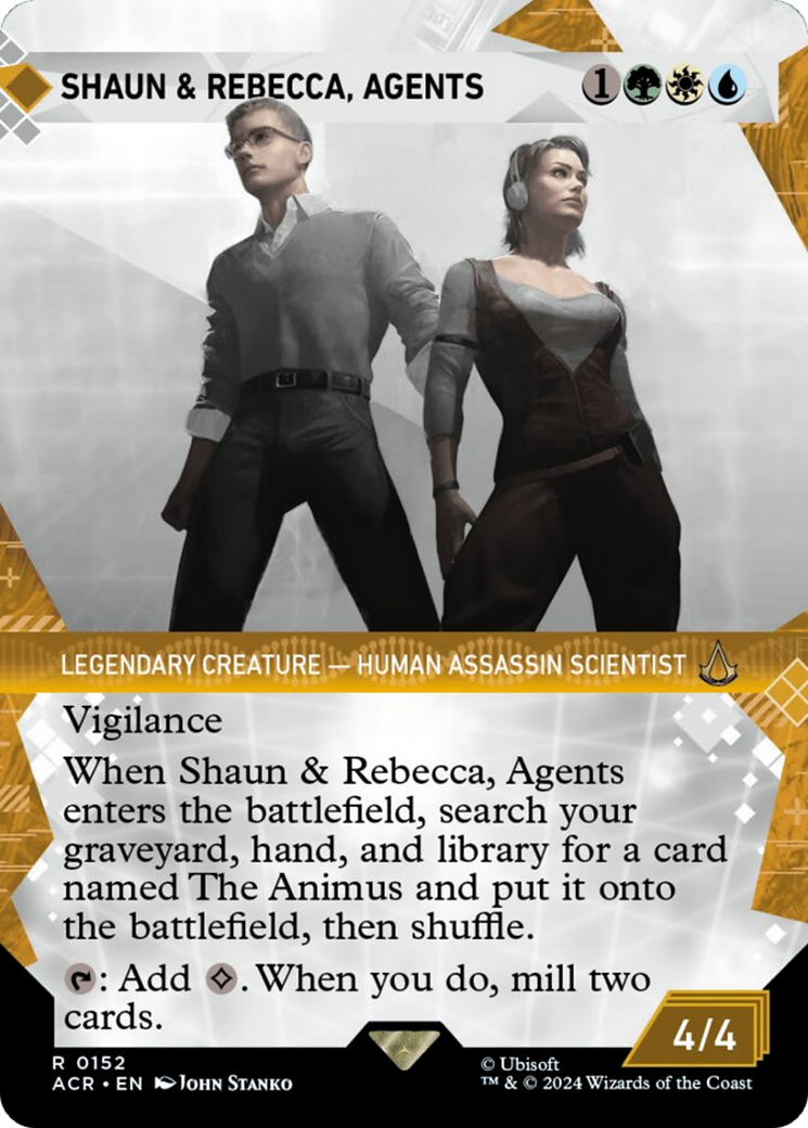 Shaun & Rebecca, Agents (Showcase) [Assassin's Creed] MTG Single Magic: The Gathering | Red Claw Gaming
