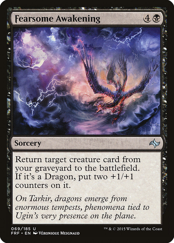 Fearsome Awakening [Fate Reforged] MTG Single Magic: The Gathering | Red Claw Gaming