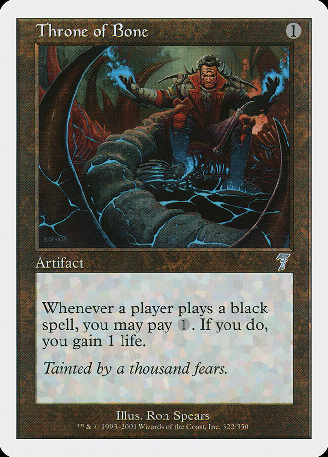 Throne of Bone [Seventh Edition] MTG Single Magic: The Gathering | Red Claw Gaming