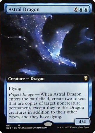 Astral Dragon (Extended Art) [Commander Legends: Battle for Baldur's Gate] MTG Single Magic: The Gathering | Red Claw Gaming