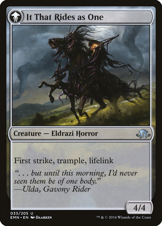 Lone Rider // It That Rides as One [Eldritch Moon] MTG Single Magic: The Gathering | Red Claw Gaming