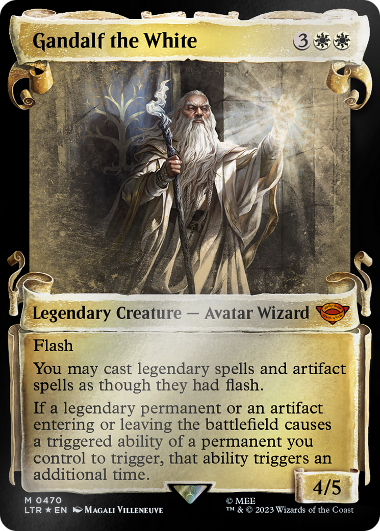Gandalf the White [The Lord of the Rings: Tales of Middle-Earth Showcase Scrolls] MTG Single Magic: The Gathering | Red Claw Gaming