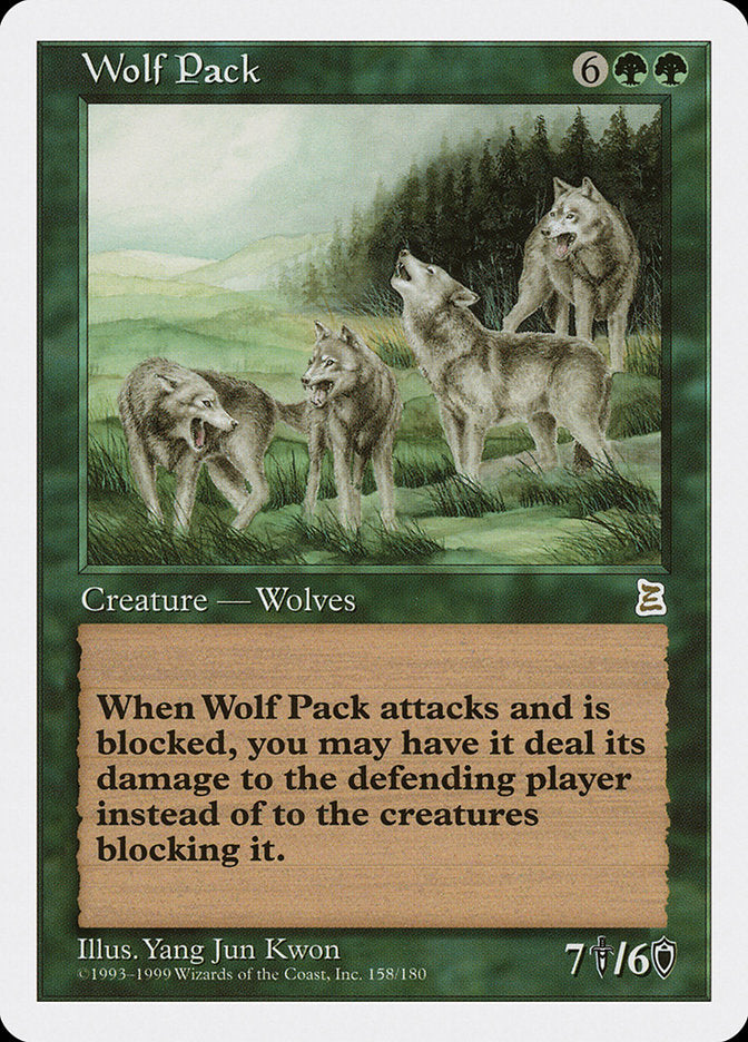 Wolf Pack [Portal Three Kingdoms] MTG Single Magic: The Gathering | Red Claw Gaming