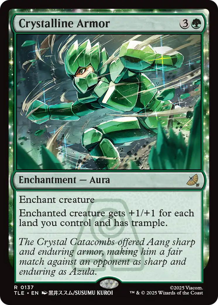 Crystalline Armor [Avatar: The Last Airbender: Eternal-Legal] MTG Single Magic: The Gathering | Red Claw Gaming
