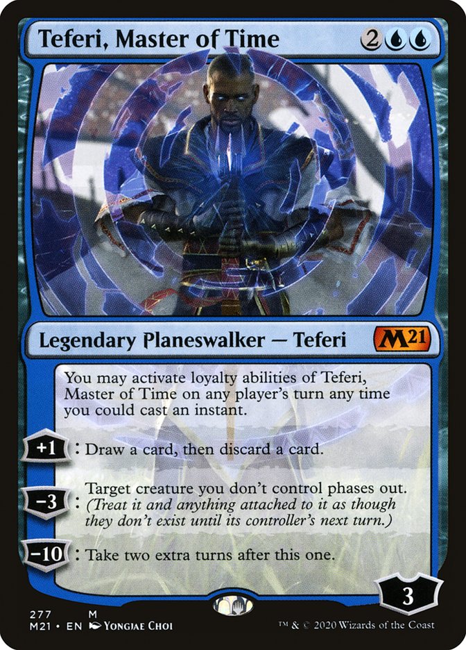 Teferi, Master of Time (277) [Core Set 2021] MTG Single Magic: The Gathering | Red Claw Gaming