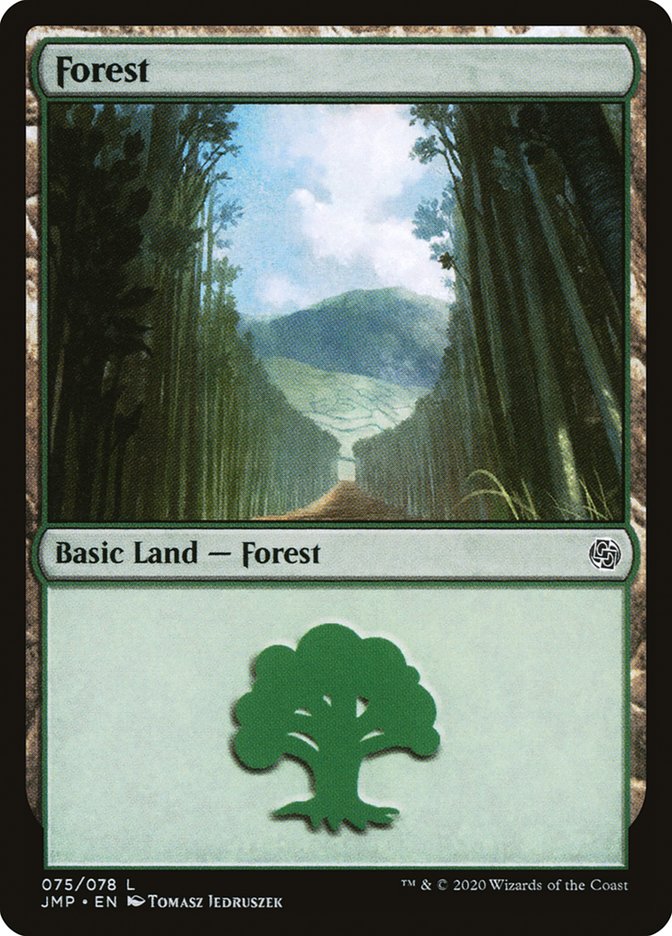 Forest (75) [Jumpstart] MTG Single Magic: The Gathering | Red Claw Gaming