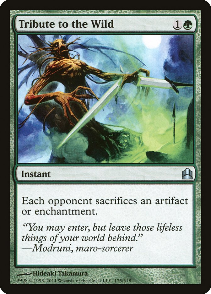 Tribute to the Wild [Commander 2011] MTG Single Magic: The Gathering | Red Claw Gaming