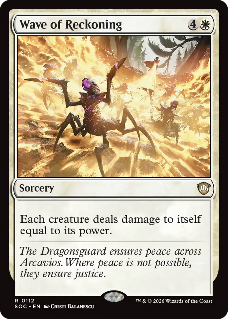 Wave of Reckoning [Secrets of Strixhaven Commander] MTG Single Magic: The Gathering | Red Claw Gaming