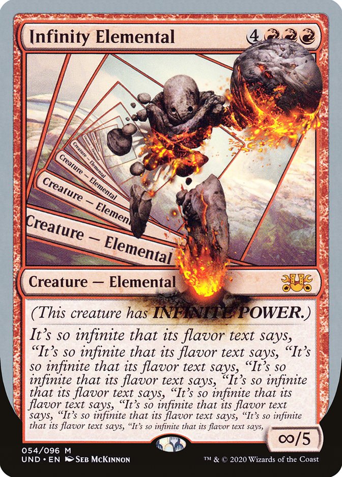 Infinity Elemental [Unsanctioned] MTG Single Magic: The Gathering | Red Claw Gaming