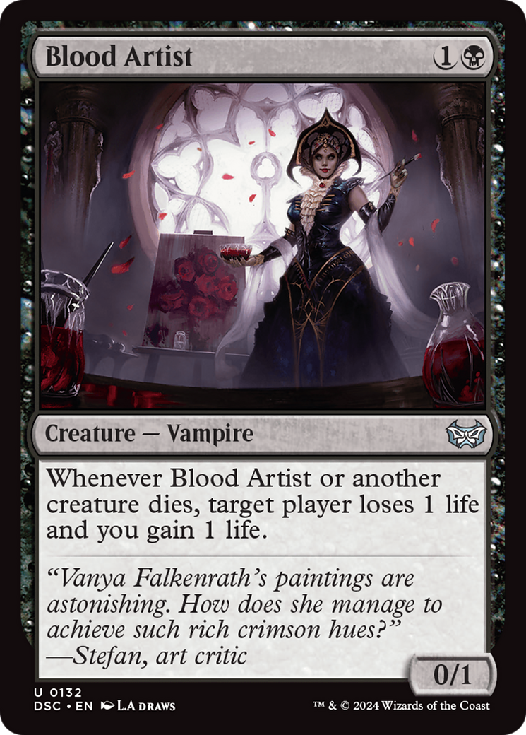 Blood Artist [Duskmourn: House of Horror Commander] MTG Single Magic: The Gathering | Red Claw Gaming