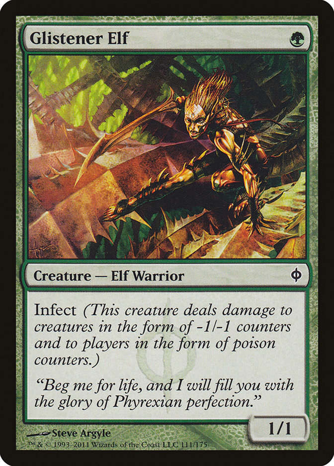Glistener Elf [New Phyrexia] MTG Single Magic: The Gathering | Red Claw Gaming