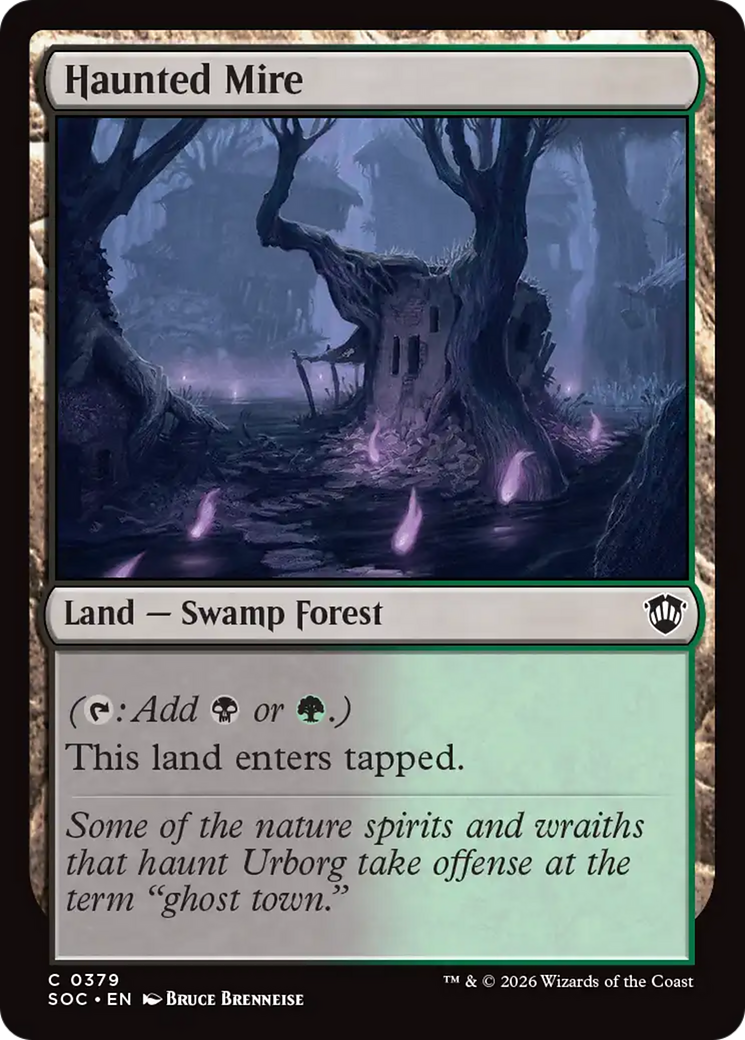 Haunted Mire [Secrets of Strixhaven Commander] MTG Single Magic: The Gathering | Red Claw Gaming
