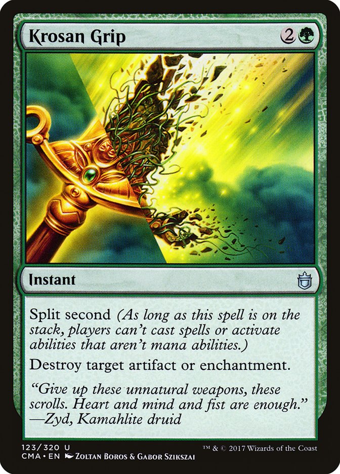 Krosan Grip [Commander Anthology] MTG Single Magic: The Gathering | Red Claw Gaming