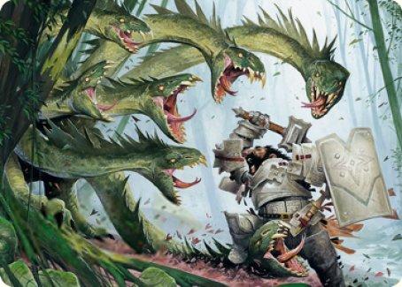 Lair of the Hydra Art Card [Dungeons & Dragons: Adventures in the Forgotten Realms Art Series] MTG Single Magic: The Gathering | Red Claw Gaming