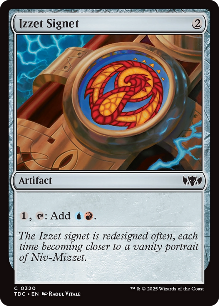 Izzet Signet [Tarkir: Dragonstorm Commander] MTG Single Magic: The Gathering | Red Claw Gaming