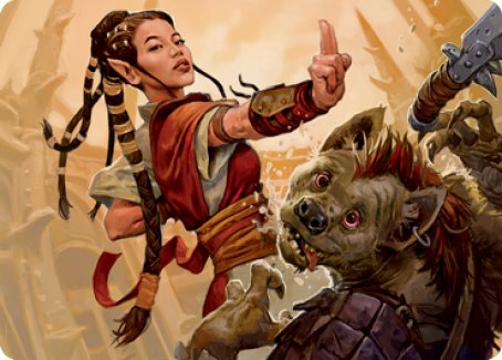 Half-Elf Monk Art Card [Dungeons & Dragons: Adventures in the Forgotten Realms Art Series] MTG Single Magic: The Gathering | Red Claw Gaming