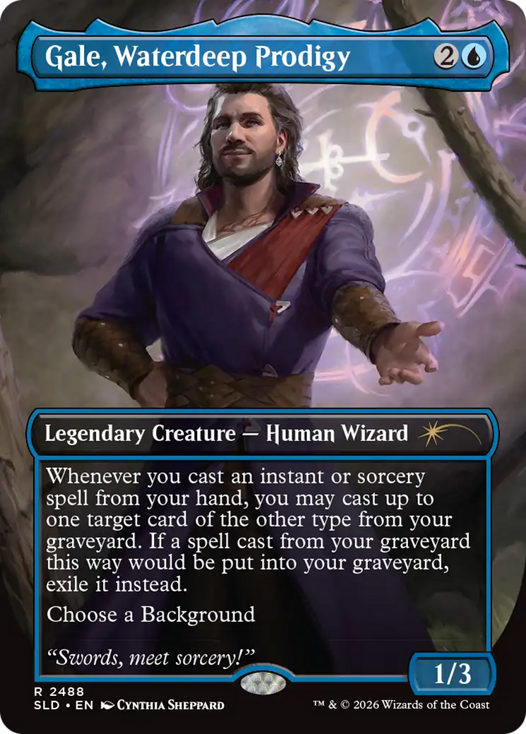 Gale, Waterdeep Prodigy [Secret Lair Drop Series] MTG Single Magic: The Gathering | Red Claw Gaming