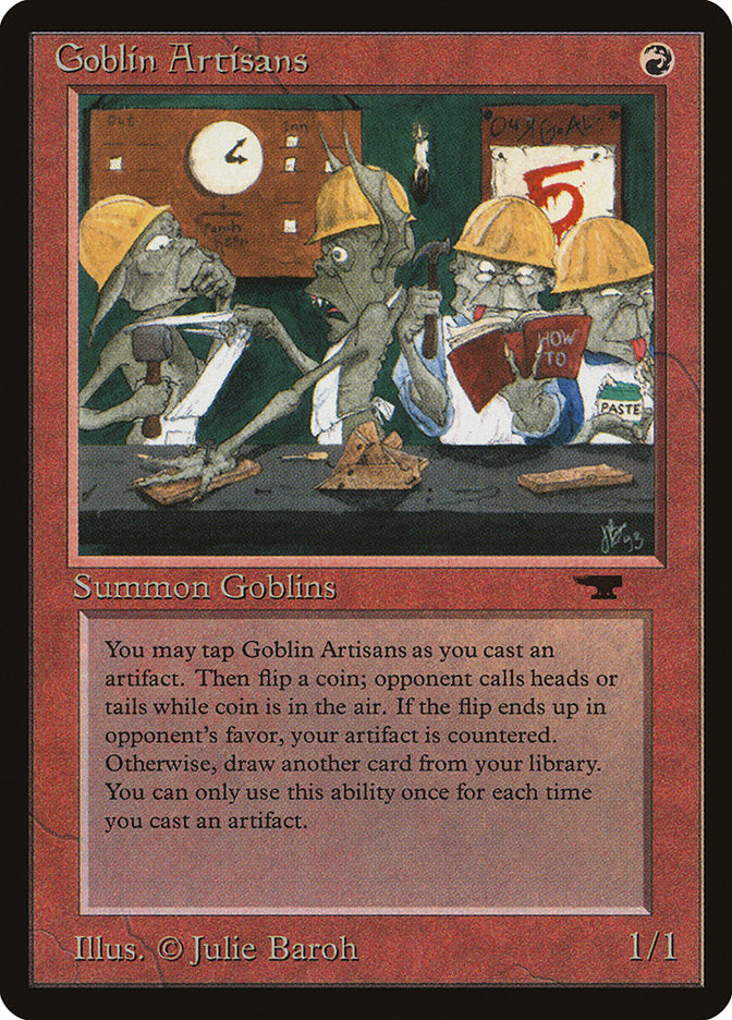 Goblin Artisans [Antiquities] MTG Single Magic: The Gathering | Red Claw Gaming