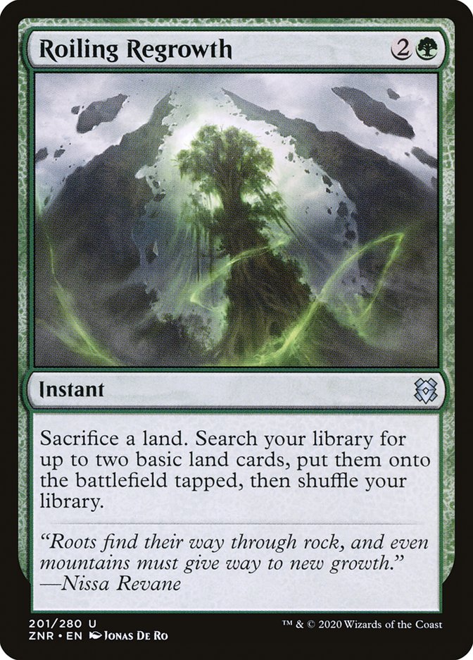 Roiling Regrowth [Zendikar Rising] MTG Single Magic: The Gathering | Red Claw Gaming