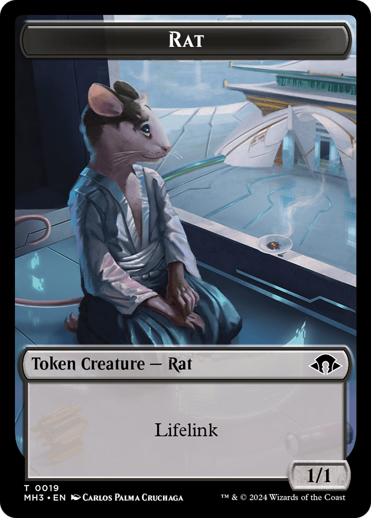 Phyrexian Germ // Rat Double-Sided Token [Modern Horizons 3 Tokens] MTG Single Magic: The Gathering | Red Claw Gaming