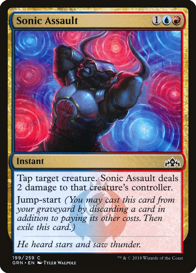 Sonic Assault [Guilds of Ravnica] MTG Single Magic: The Gathering | Red Claw Gaming