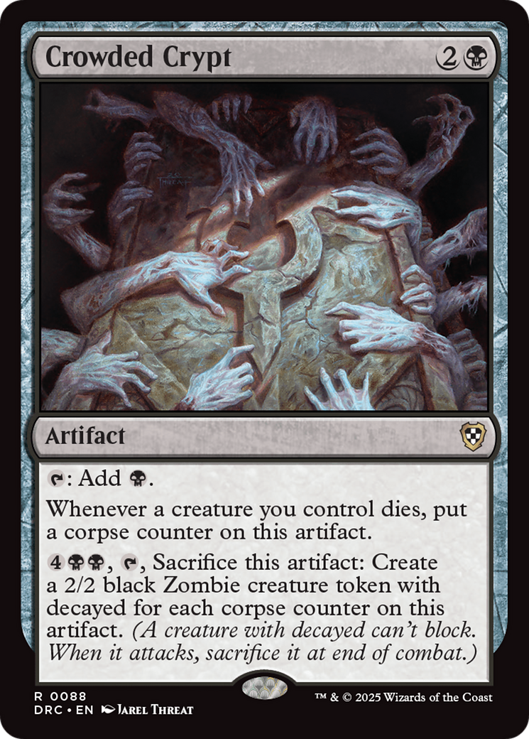 Crowded Crypt [Aetherdrift Commander] MTG Single Magic: The Gathering | Red Claw Gaming