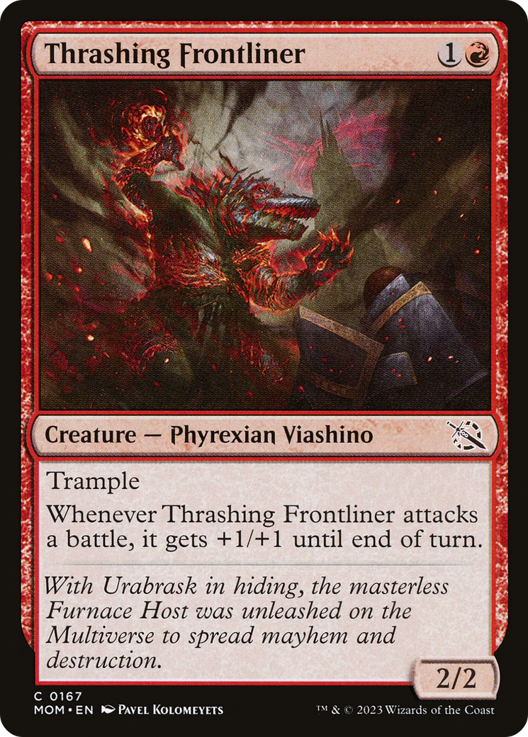Thrashing Frontliner [March of the Machine] MTG Single Magic: The Gathering    | Red Claw Gaming