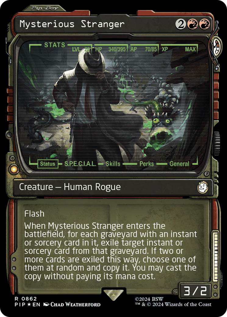 Mysterious Stranger (Showcase) (Surge Foil) [Fallout] MTG Single Magic: The Gathering    | Red Claw Gaming