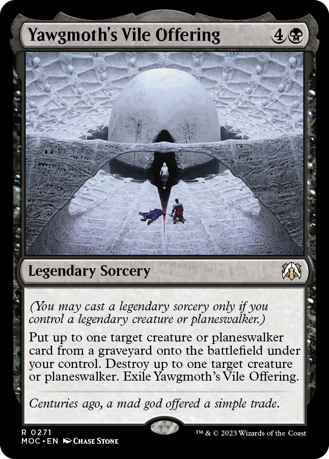 Yawgmoth's Vile Offering [March of the Machine Commander] MTG Single Magic: The Gathering | Red Claw Gaming